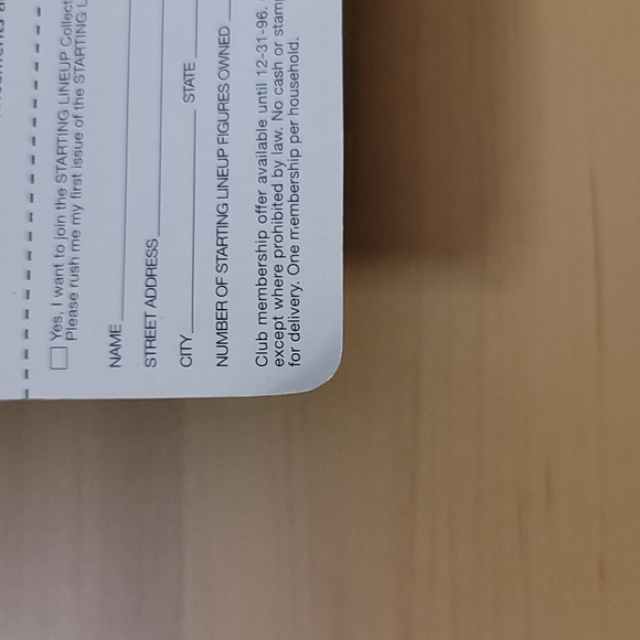 NFL Dave Brown 1996 Edition Starting Lineup Football Brand New - Picture 3 of 3